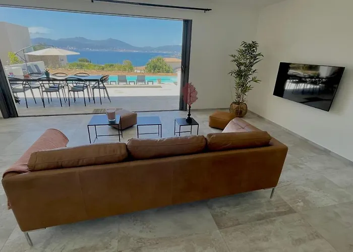 别墅 Les Du Domaine Napoleon Corsica Vue Et Piscine